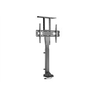 soporte pantalla de suelo motorizado equip 37p a 65p con mando a distancia negro