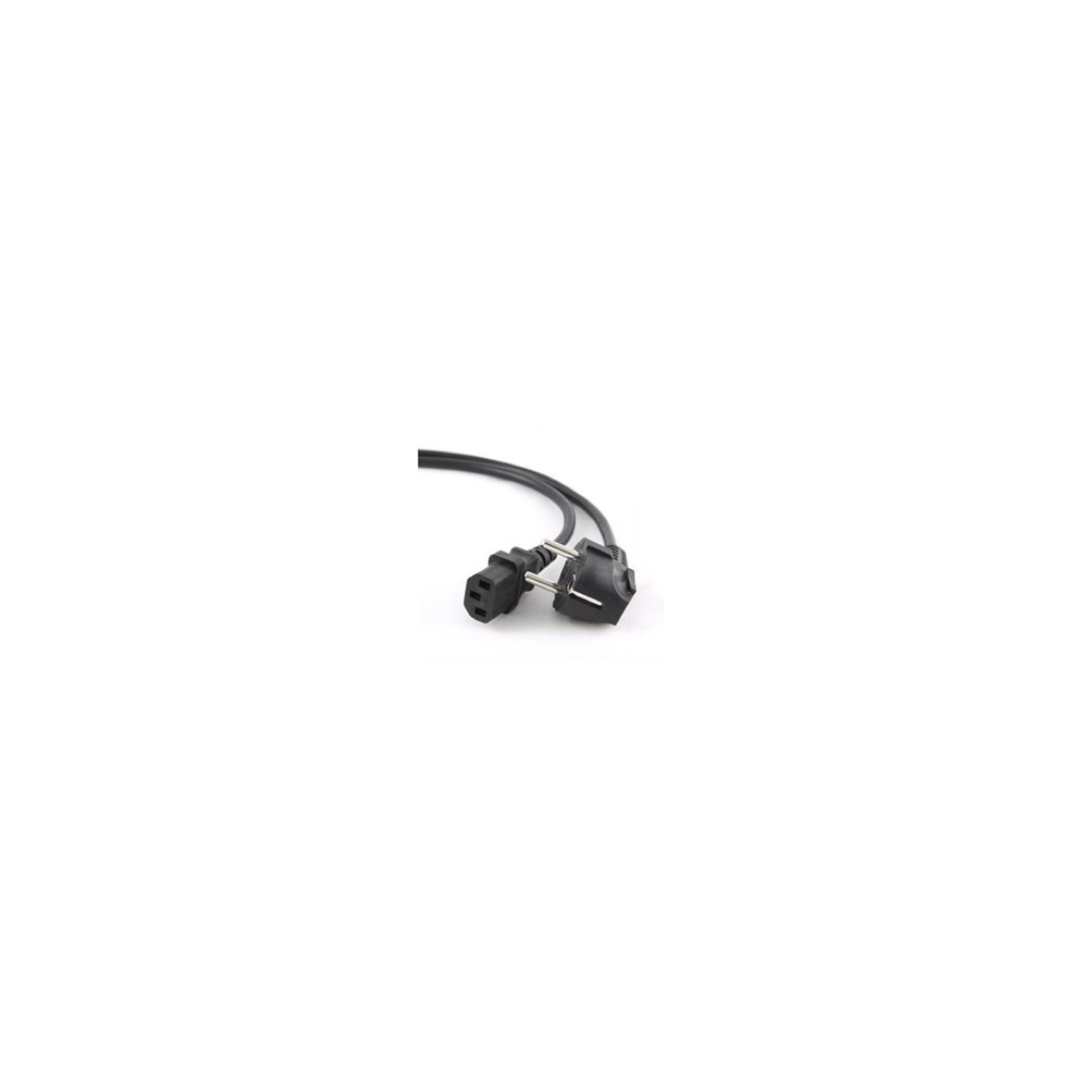 gembird pc-186 cable de alimentación cee7/4 a c14 acoplador negro