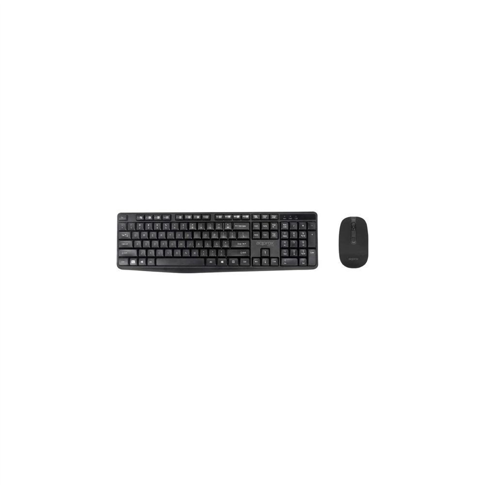 approx mk335 kit teclado y ratón 2.4ghz negro