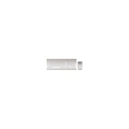 cherry dw 8000 teclado rf inalámbrico qwertz alemán plata, blanco