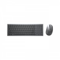 dell km7120w teclado y raton rf inalambrico bluetooth qzerty español gris titanio