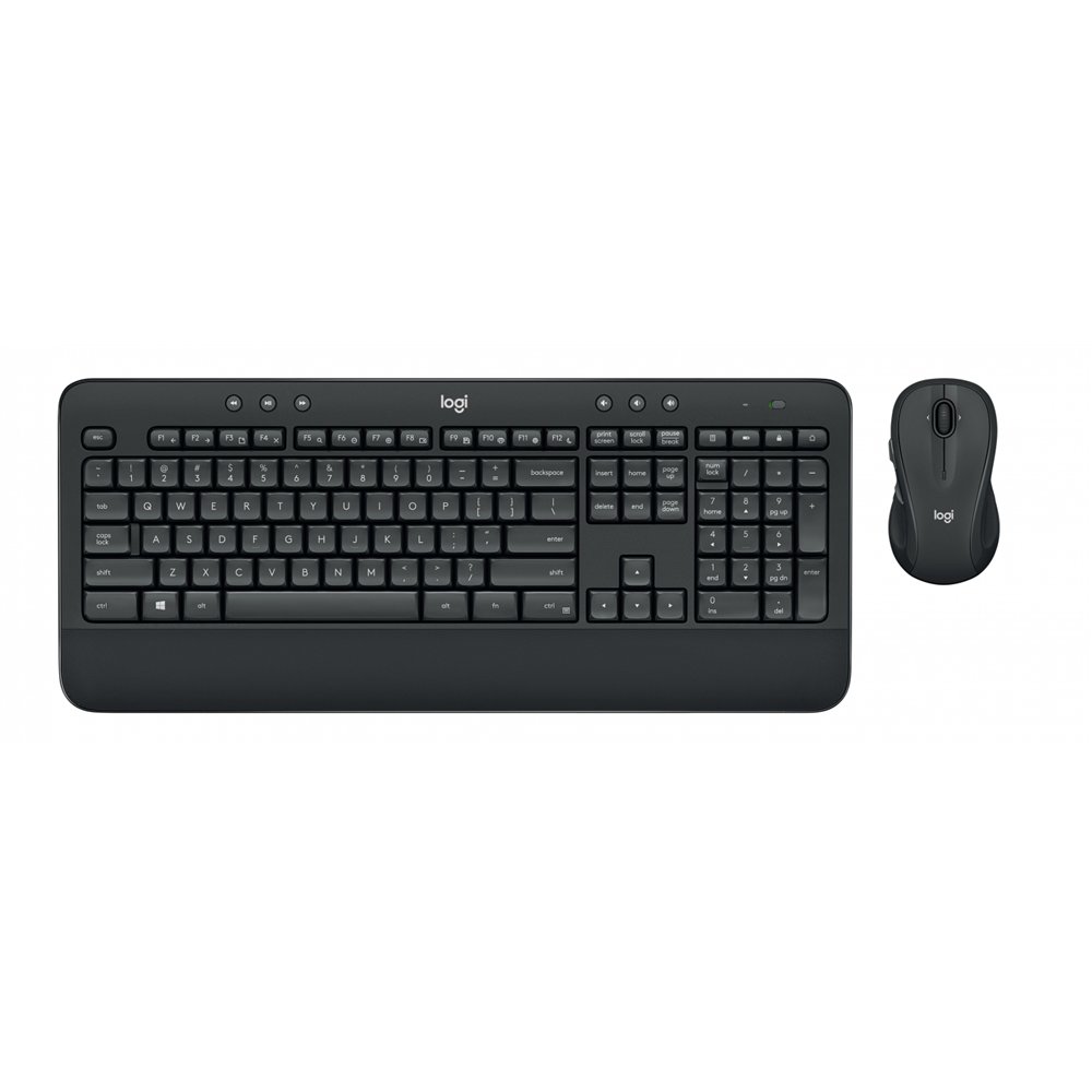 logitech advanced combo teclado y raton rf inalambrico qwertz aleman negro