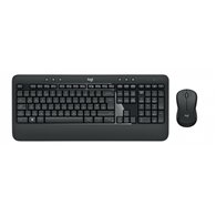 logitech mk540 advanced teclado rf inalámbrico qwertz alemán negro, blanco