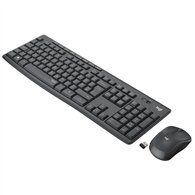 logitech mk295 silent wireless combo teclado rf inalámbrico qwerty internacional de ee.uu. negro