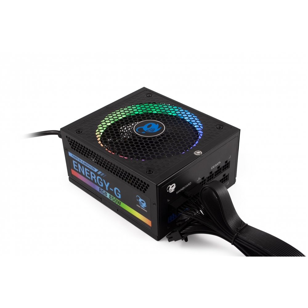 coolbox rgb-850 rainbow fuente de alimentacion 850w atx 80 plus gold negro
