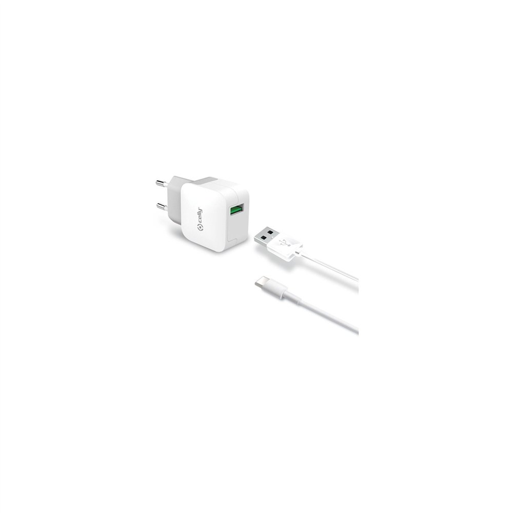 celly tcusblight cargador pared usb 2.0 universal blanco