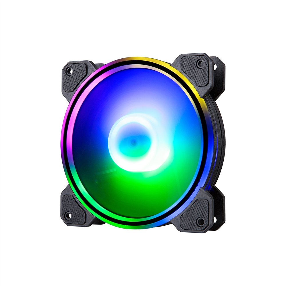 hiditec n9-argb ventilador caja 12cm led negro