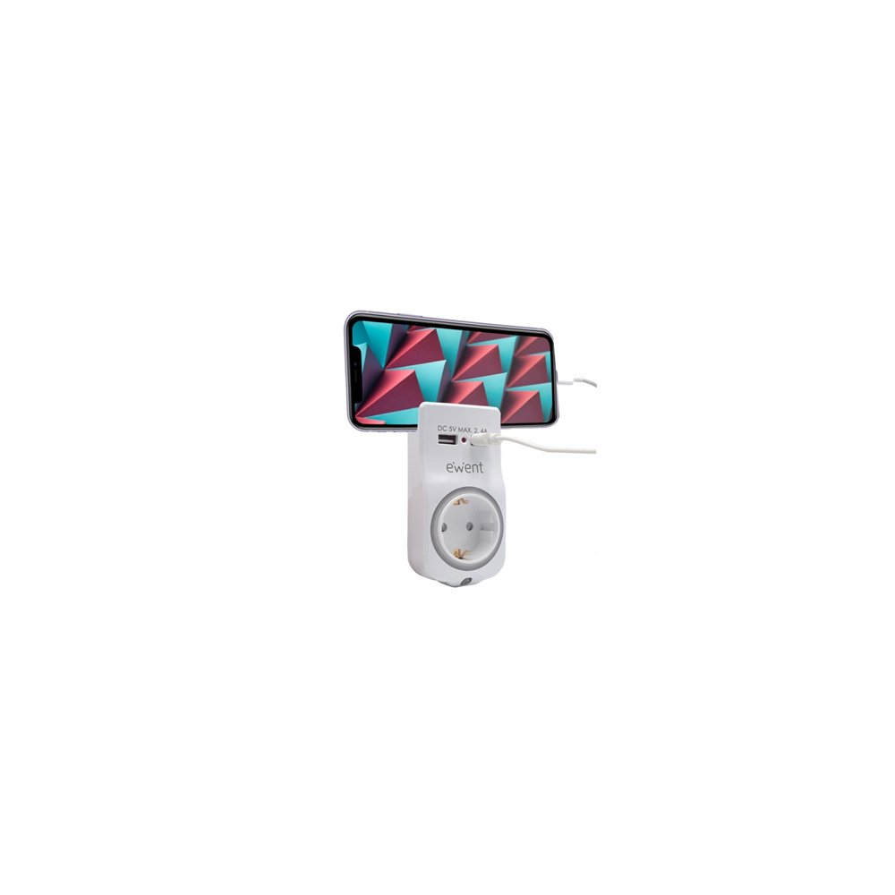 ewent ew1225 cargador pared usb 2.0 universal blanco