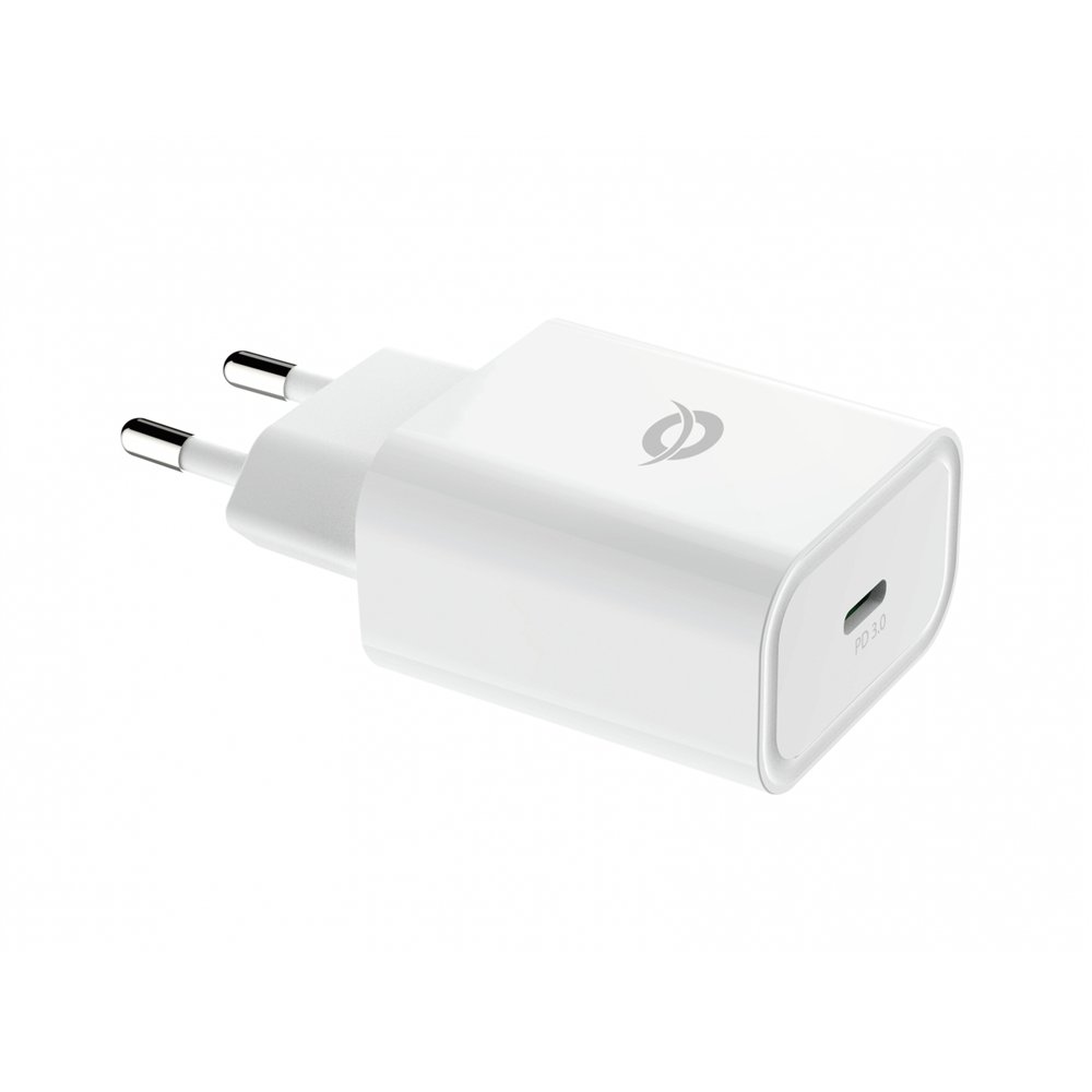 conceptronic cargador de dispositivo móvil interior usb tipo c blanco