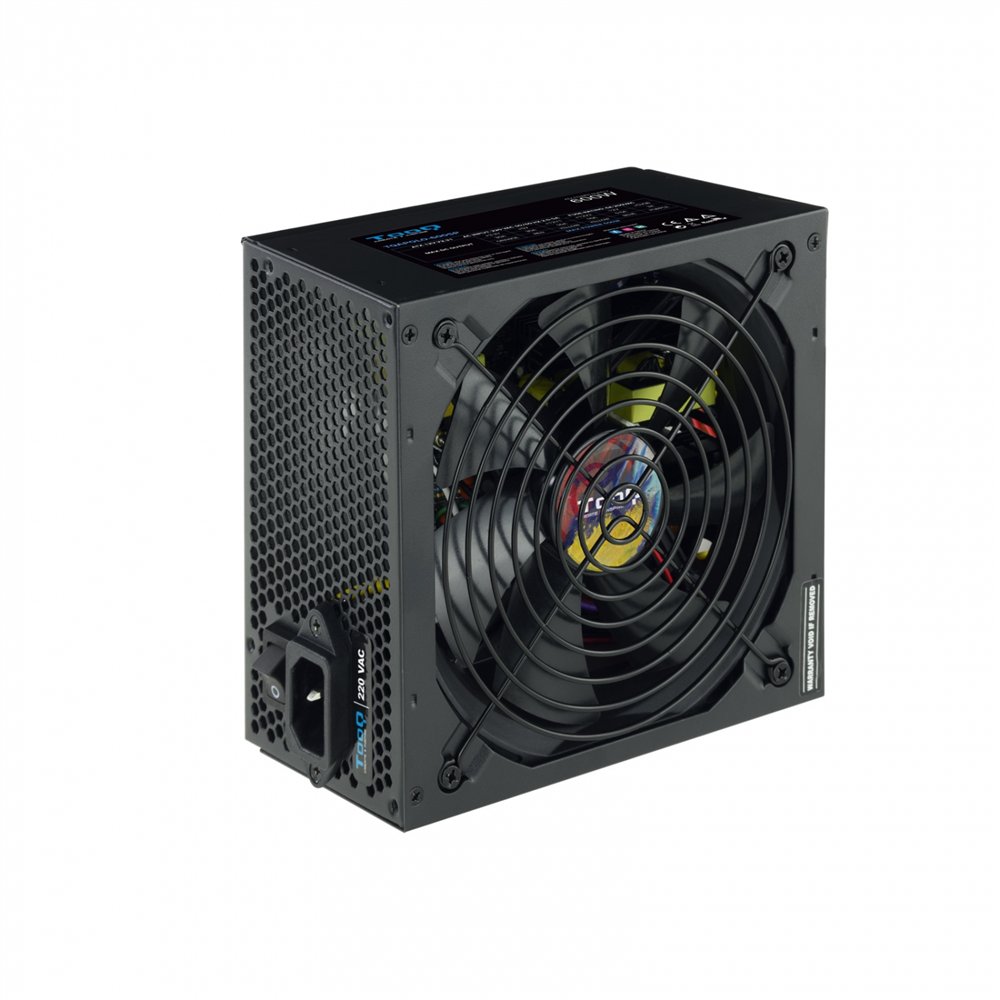 tooq unidad de fuente de alimentación 600 w 20+4 pin atx negro