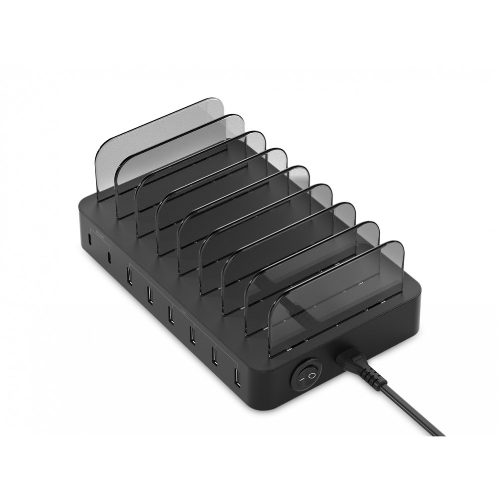 conceptronic cargador de dispositivo móvil interior negro