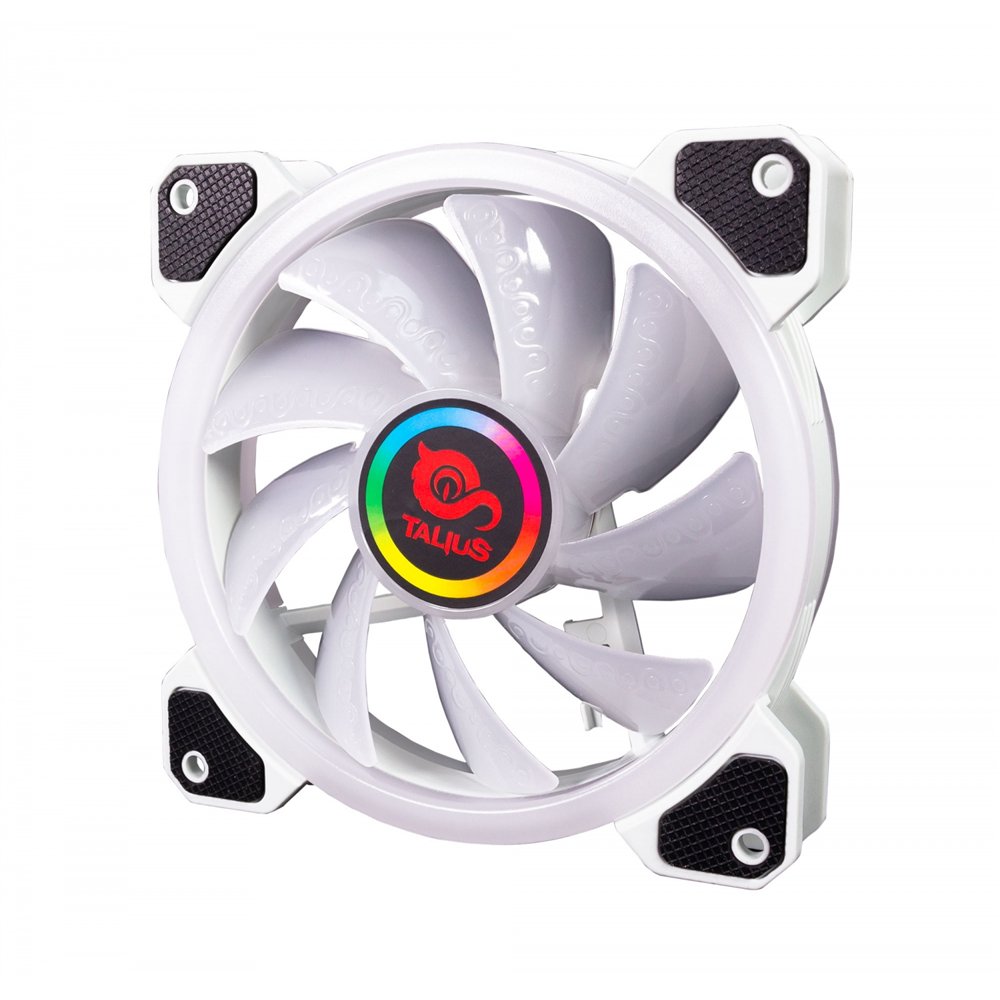 talius ventilador caja rgb iris 16led 12cm blanco