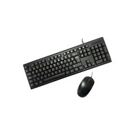combo teclado/raton coolbox usb negro (pc-case)