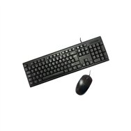 combo teclado/raton coolbox usb negro (pc-case)
