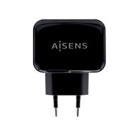aisens cargador pared universal usb 2.0 2puertos negro