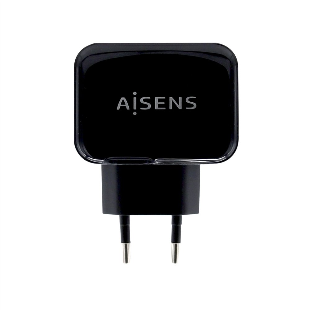 aisens cargador pared universal usb 2.0 2puertos negro