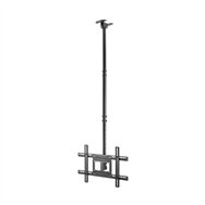 aisens soporte de techo giratorio, inclinable, extensible para monitor/tv 50kg de 37-80p negro