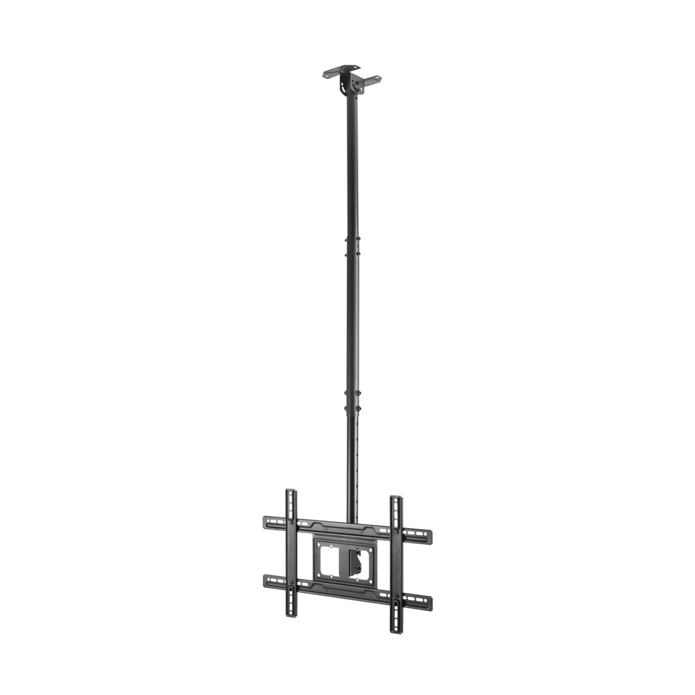 aisens soporte de techo giratorio, inclinable, extensible para monitor/tv 50kg de 37-80p negro