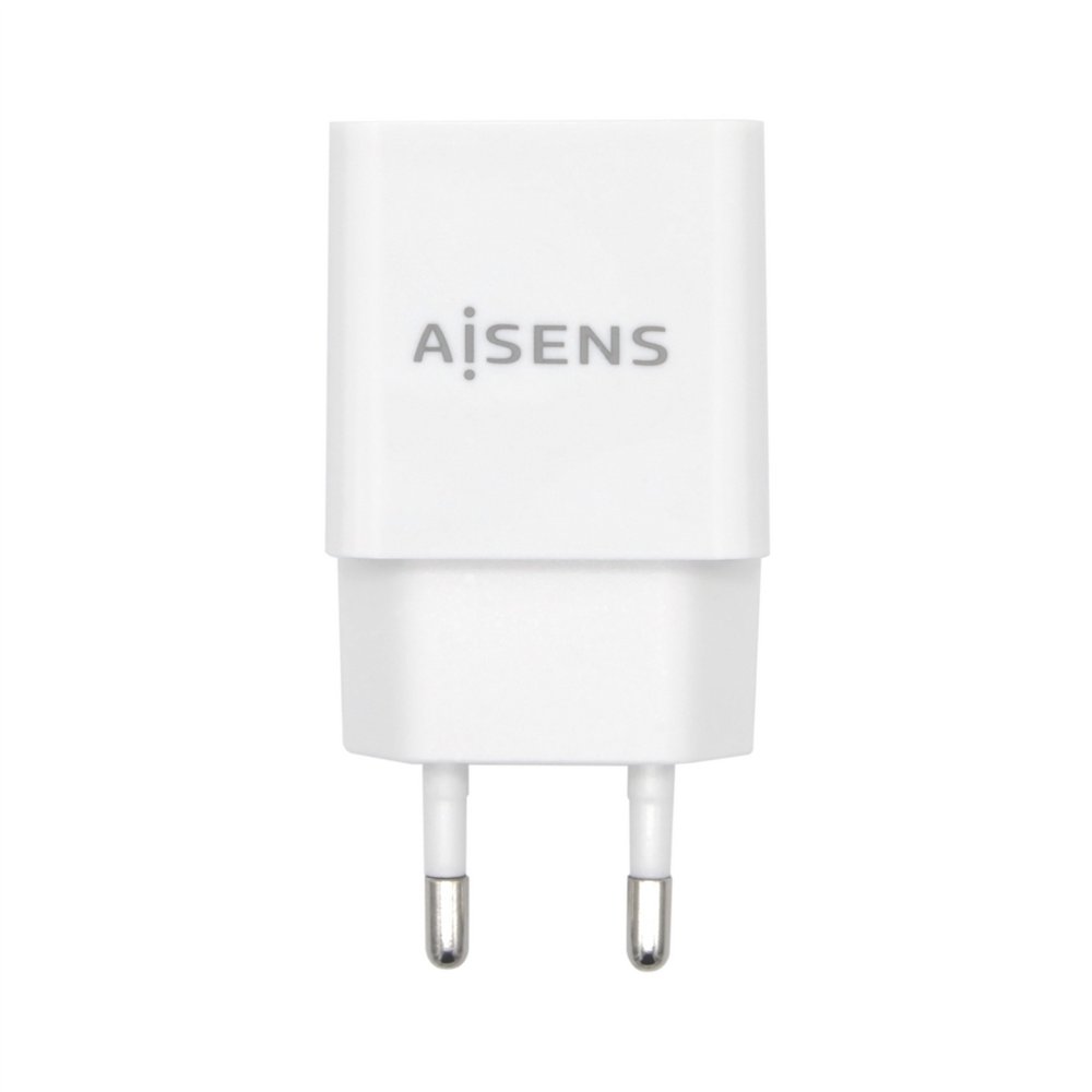aisens cargador usb 10w alta eficiencia, 5v/2a, blanco