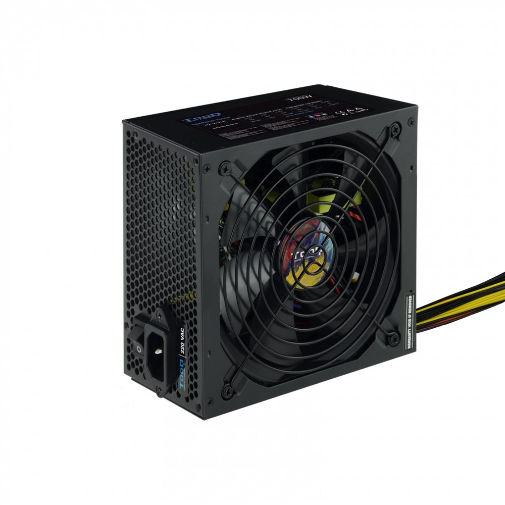 tooq tqapolo-700sp unidad de fuente de alimentación 700 w 20+4 pin atx atx negro