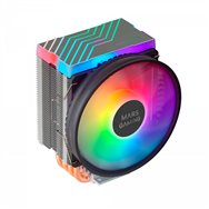 mars gaming mcpu44 disipador cpu dual argb 4 heatpipes hct tdp 160w ventilador 11cm