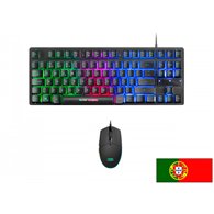 mars gaming mcptklpt teclado usb portugués negro