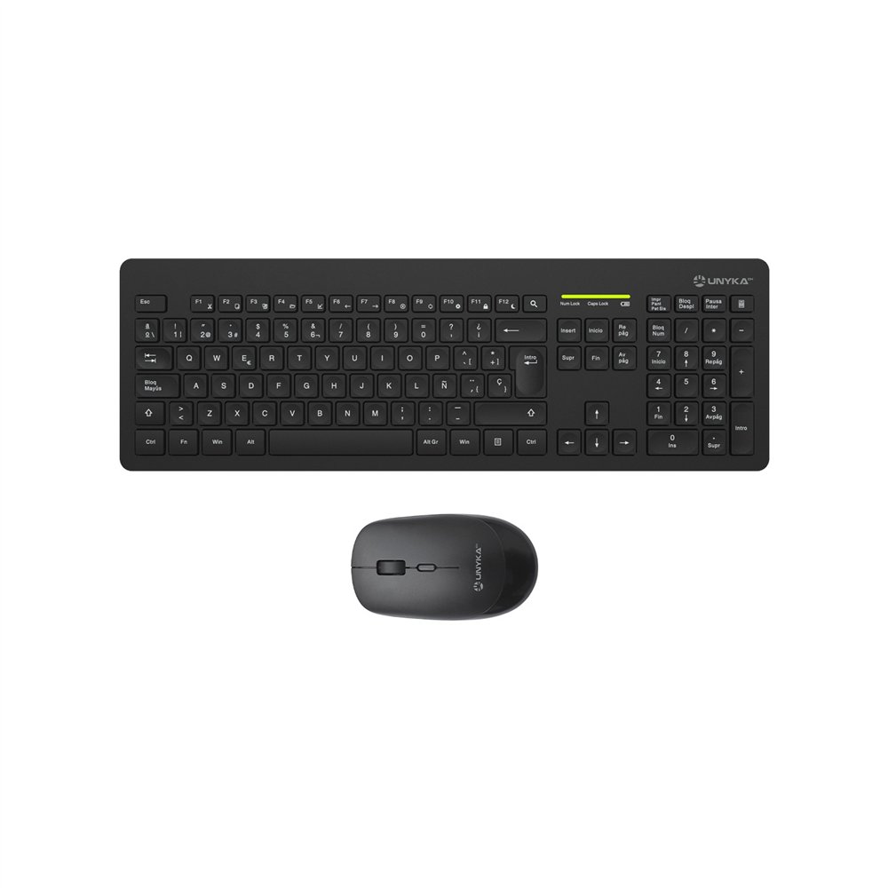 unykach kit teclado + ratón combo mk212 pro slim wireless