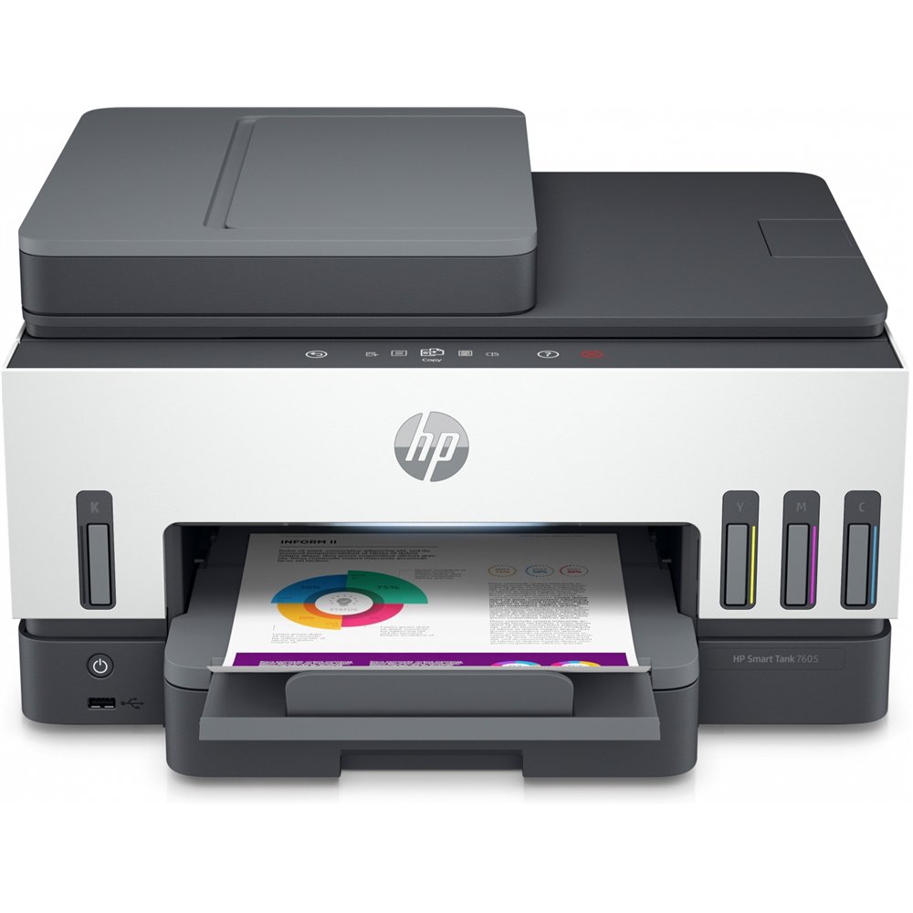hp smart tank 7605 inyección de tinta térmica a4 4800 x 1200 dpi 15 ppm wifi
