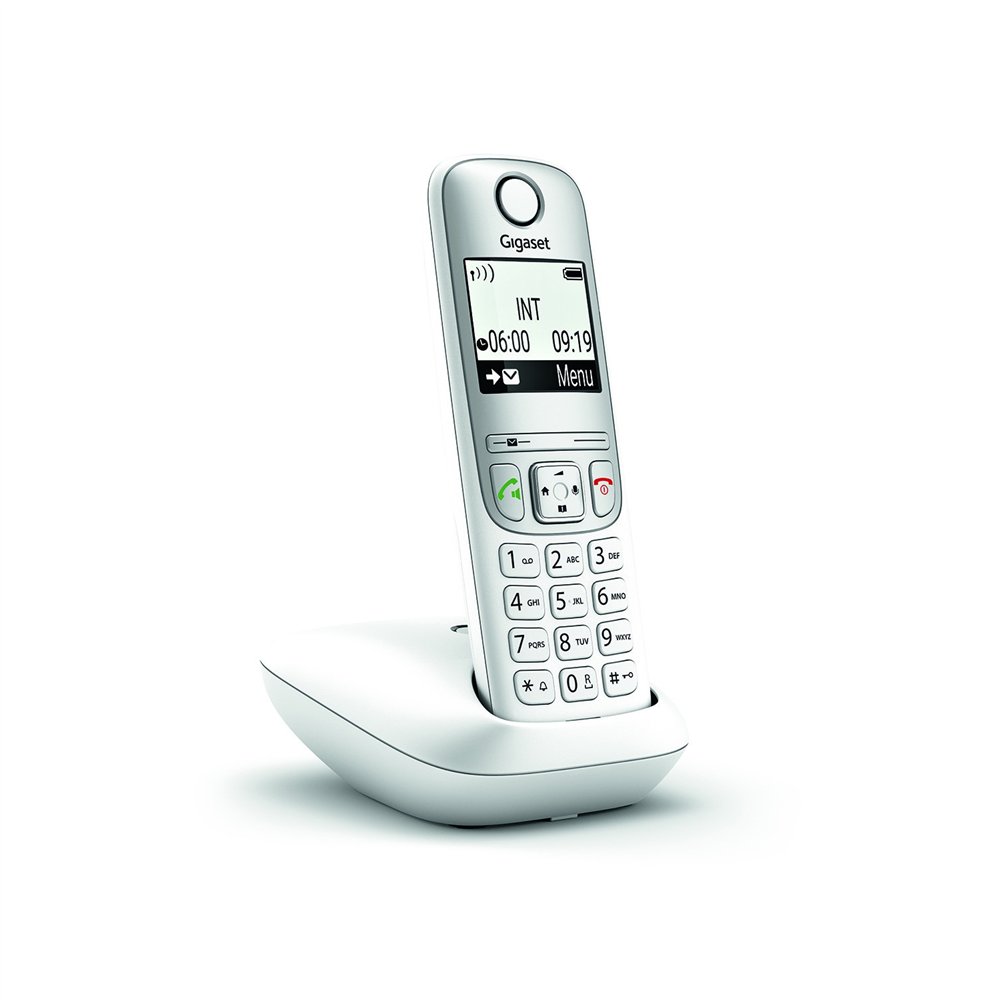 gigaset a690 teléfono dect/analógico blanco