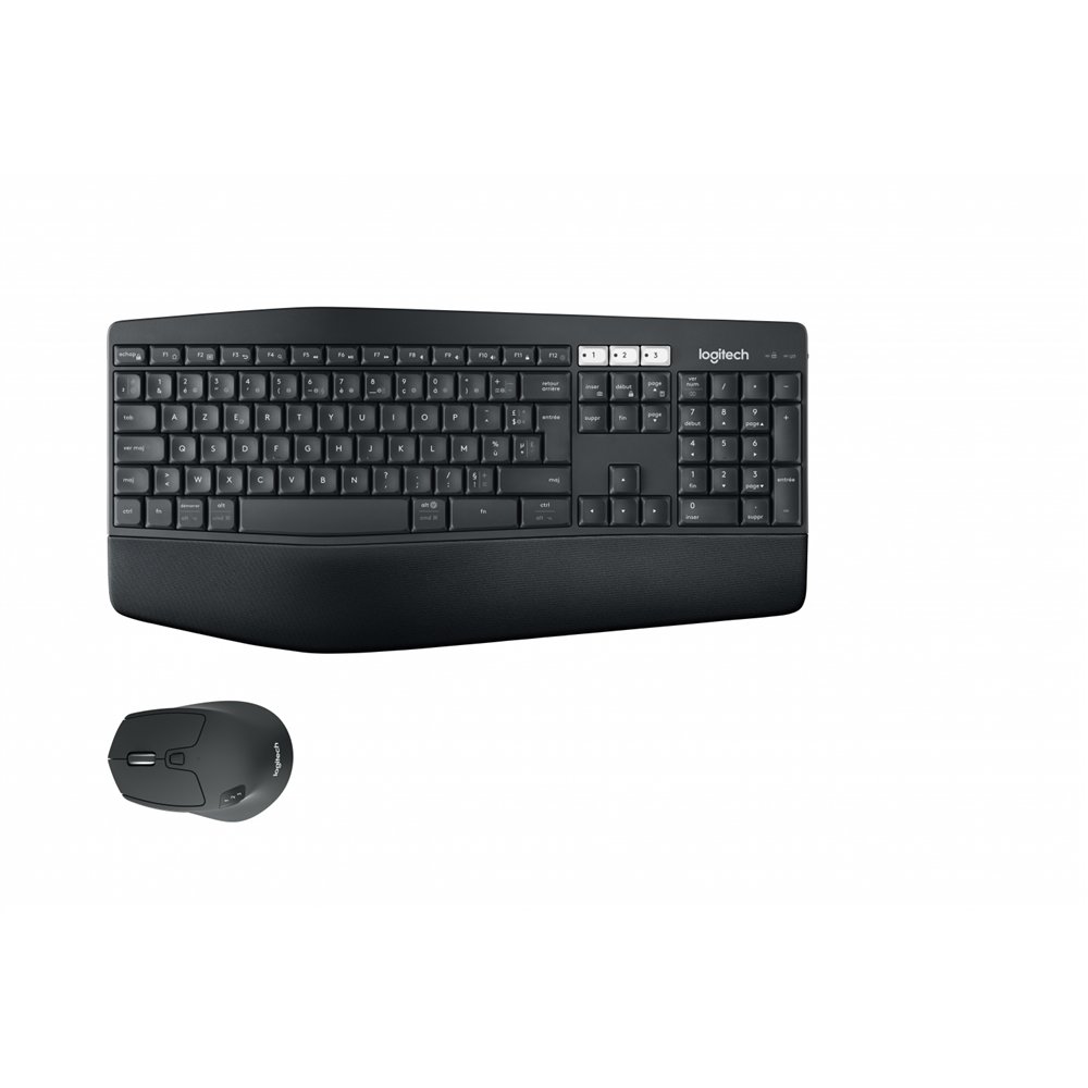 logitech mk850 performance wireless keyboard and mouse combo teclado usb azerty francés negro