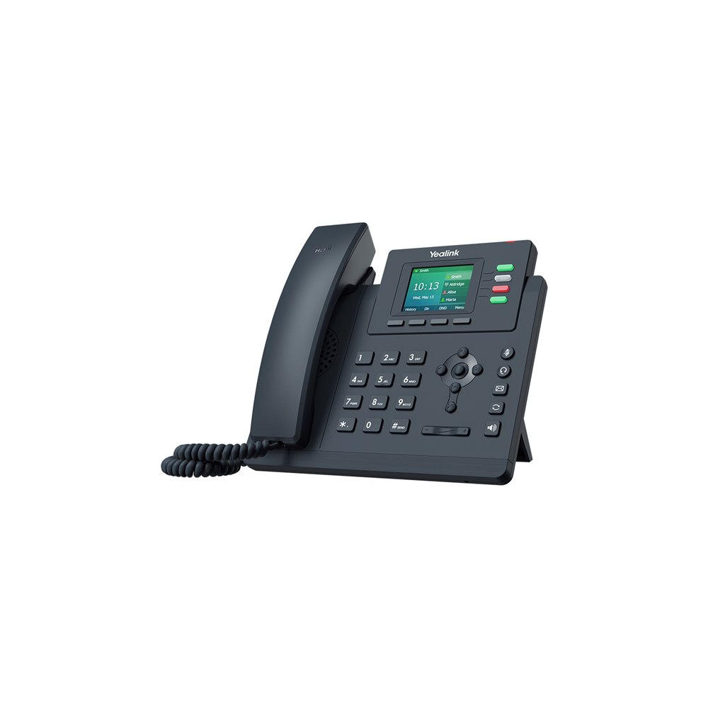 yealink sip-t33g teléfono ip gris 4 lí­neas led