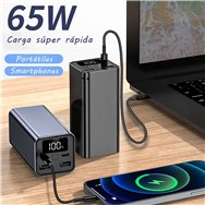 leotec baterí­a externa para portátiles 65w power delivery 20.000mah