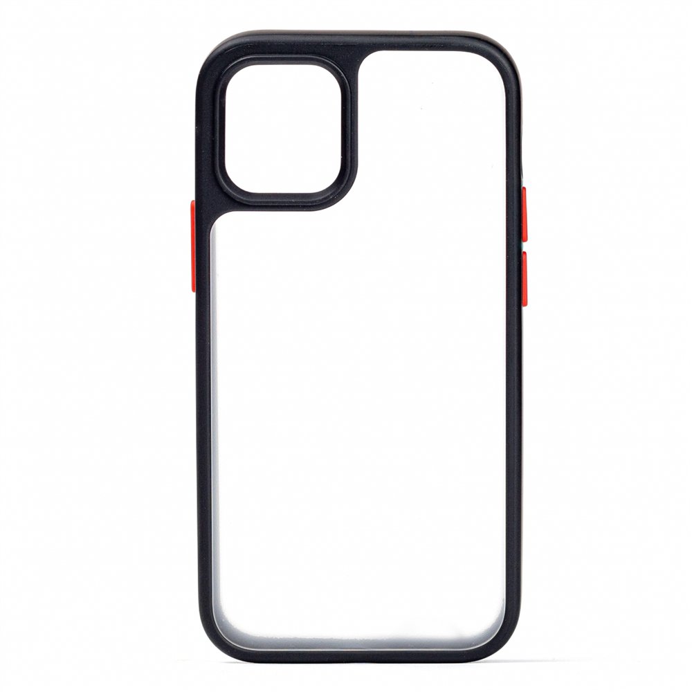 tech air tapic020 funda para teléfono móvil 15,5 cm (6.1") negro, transparente