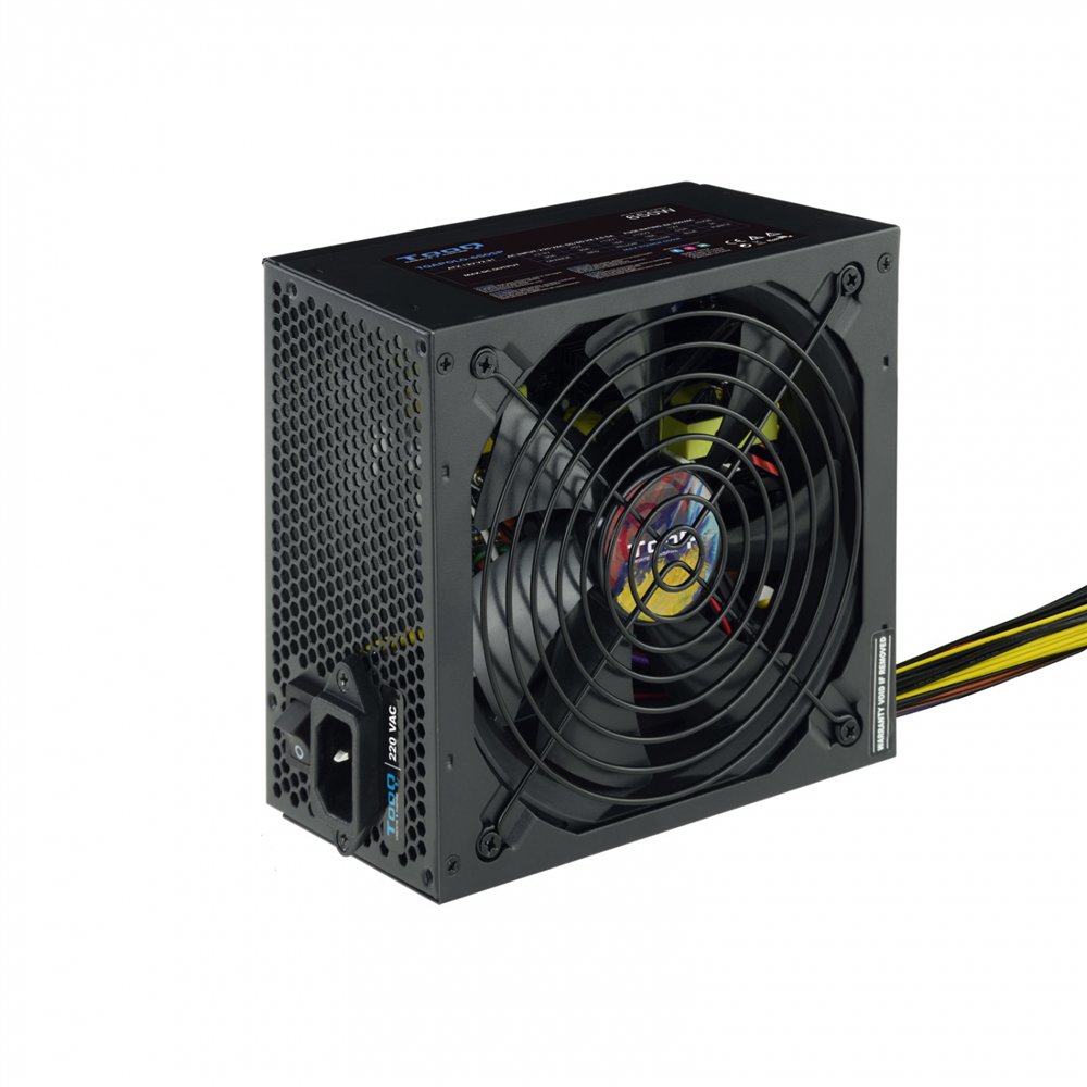 tooq tqapolo-650sp unidad de fuente de alimentación 650 w 20+4 pin atx atx negro