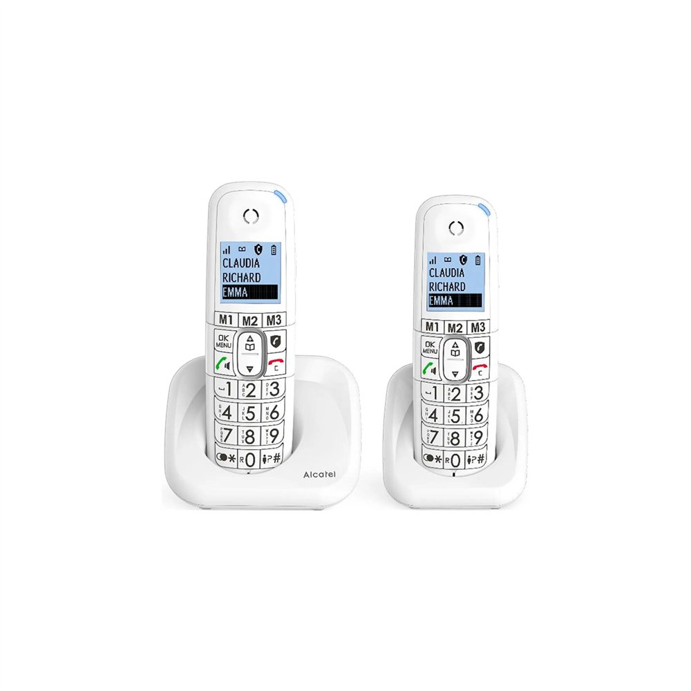 alcatel telefono dec xl785 duo  white