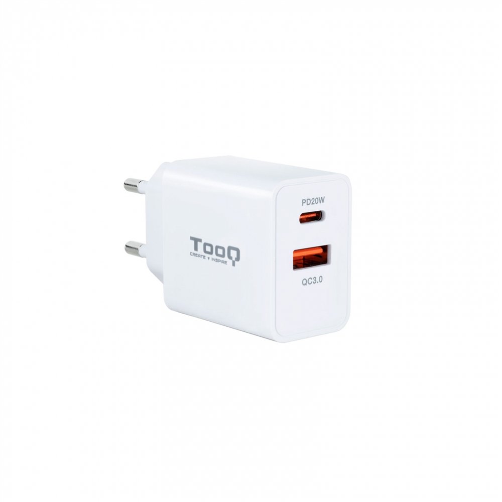 tooq tqwc-2sc04wt cargador de dispositivo móvil blanco interior