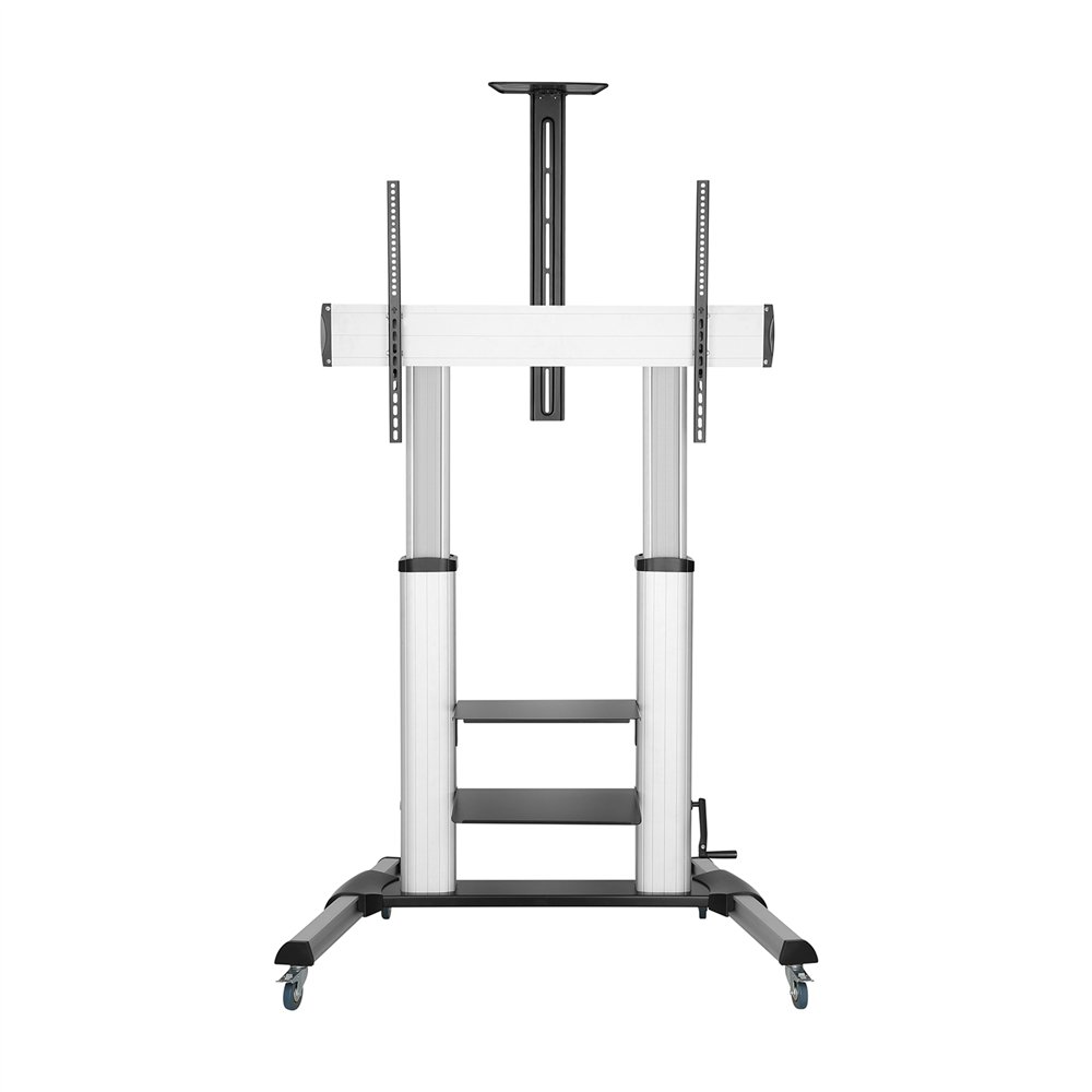 aisens ft100te-125 soporte para tv 2,54 m (100") negro, plata