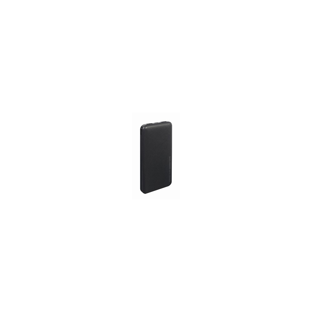 gembird pb10-02 baterí­a externa polí­mero de litio 10000 mah negro