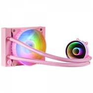 mars gaming ml-one120 rosa refrigeración lí­quida cpu tdp 200w espejo infinito ventilador frgb silencioso multisocket universal