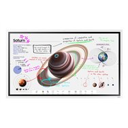 samsung wm55b pantalla plana para señalización digital 139,7 cm (55") va wifi 350 cd / m² 4k ultra hd blanco pantalla táctil pro
