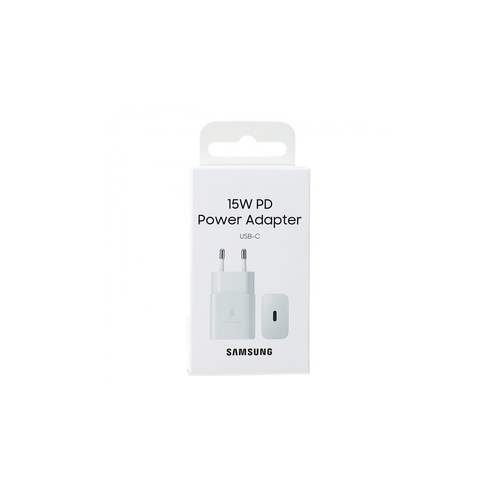 samsung ep-t1510n cargador de pared usb-c 15w sin cable blanco