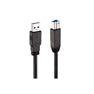 lindy 43098 cable usb 10 m usb 3.2 gen 1 (3.1 gen 1) usb a usb b negro