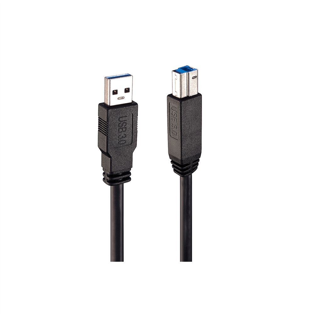 lindy 43098 cable usb 10 m usb 3.2 gen 1 (3.1 gen 1) usb a usb b negro