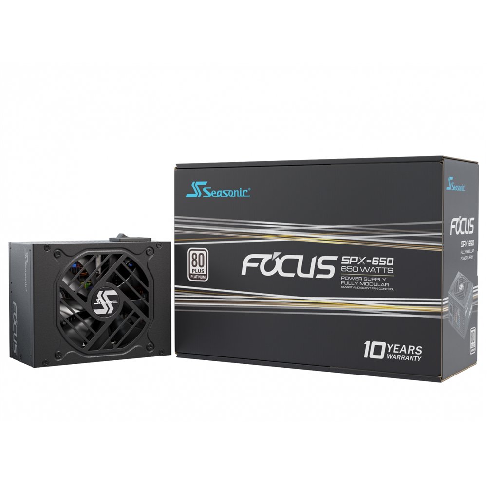 seasonic focus-spx-650 unidad de fuente de alimentación 650 w 20+4 pin atx cfx negro