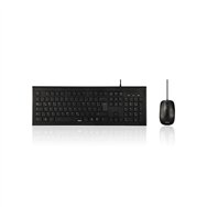 hama kit teclado y ratón con cable cortino esp