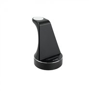 tooq base de carga inalámbrica para apple watch y iphone/smartphone, negro