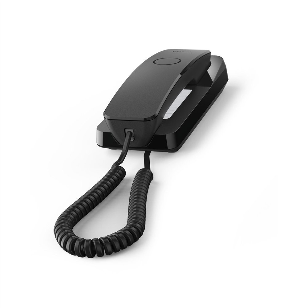 gigaset desk 200 teléfono analógico negro