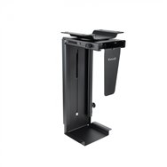tooq soporte de escritorio/pared para cpu - peso max 10kg - angulo de giro 180º - color negro