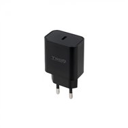 tooq cargador de pared usb-c pd20w, negro
