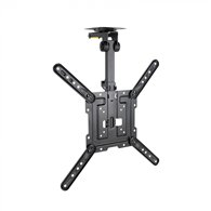 tooq soporte de techo para pantallas 23"-55", negro